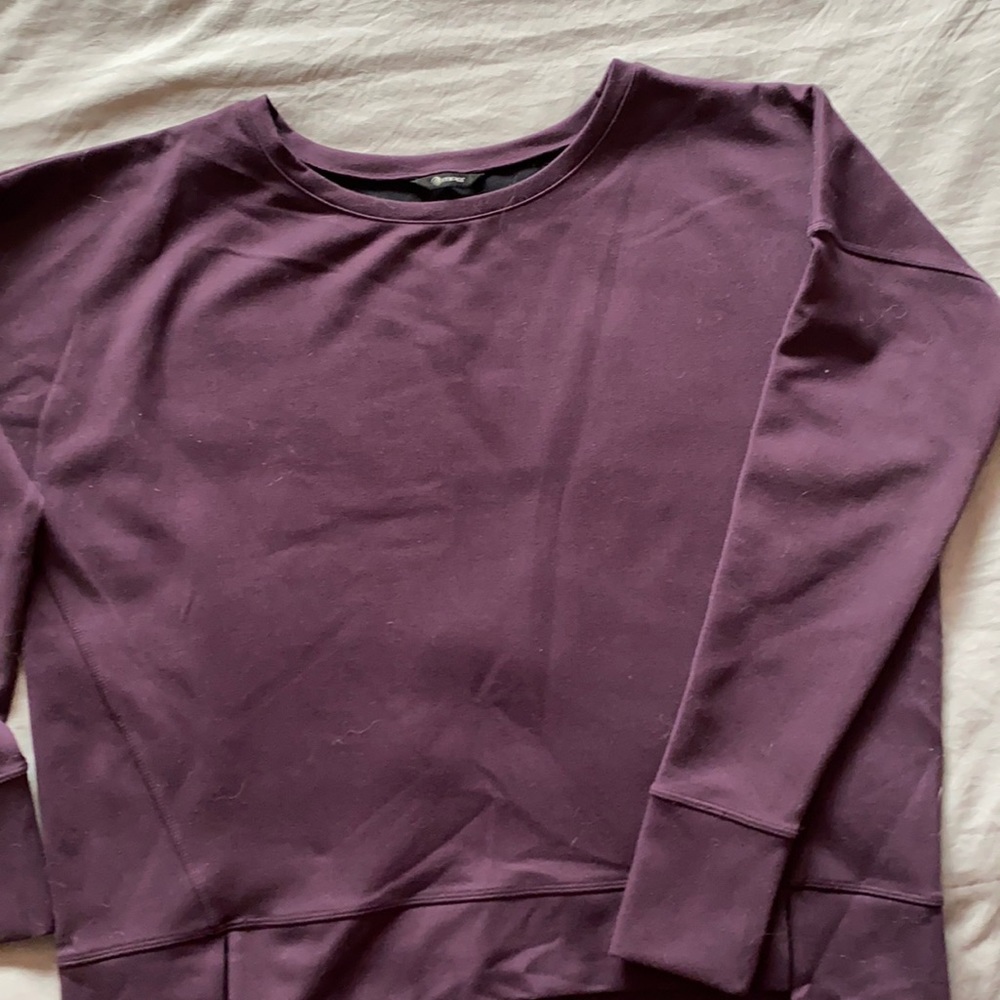Relaxed fit crew neck sweater